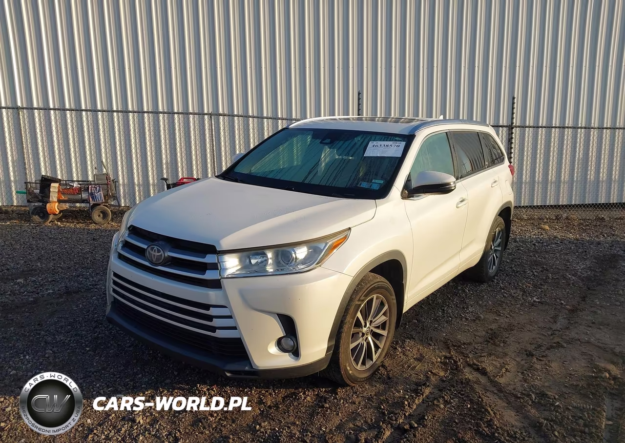 2017 Toyota Highlander Xle VIN:5TDJZRFH5HS400463 - 2