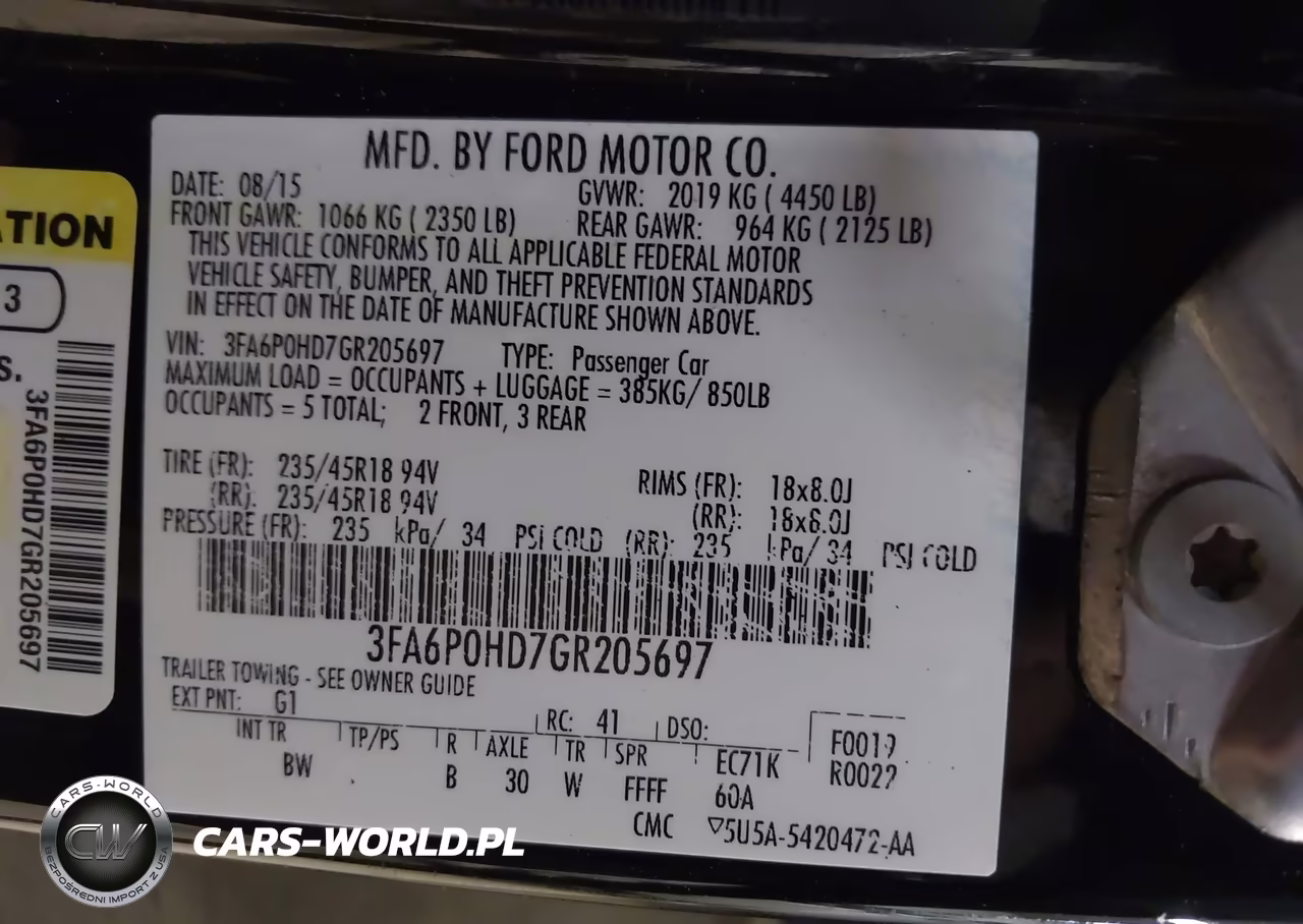 2016 Ford Fusion Se VIN:3FA6P0HD7GR205697 - 9