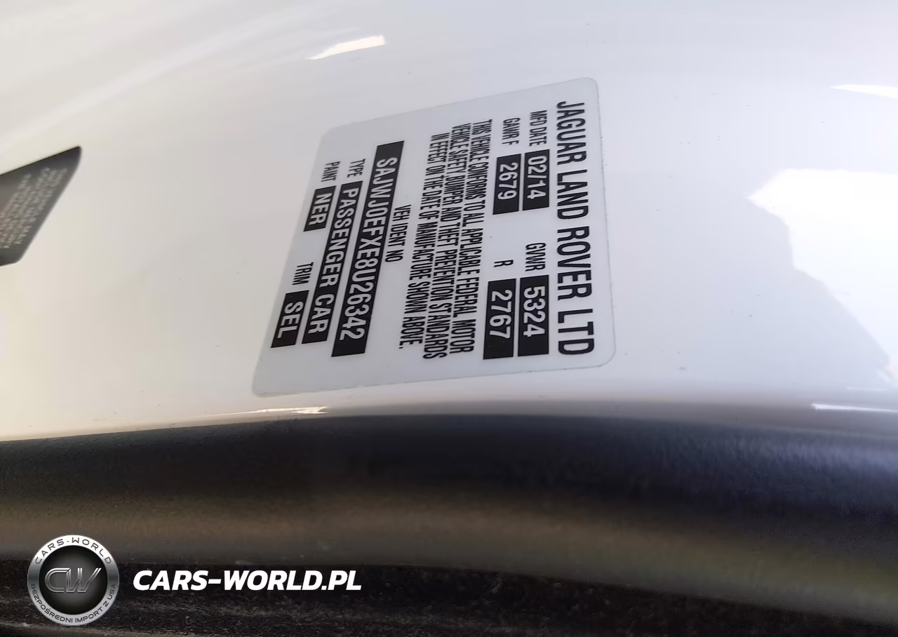 2014 Jaguar Xf V6 Sc VIN:SAJWJ0EFXE8U26342 - 9