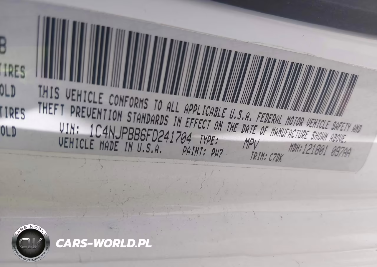2015 Jeep Patriot Sport VIN:1C4NJPBB6FD241704 - 9