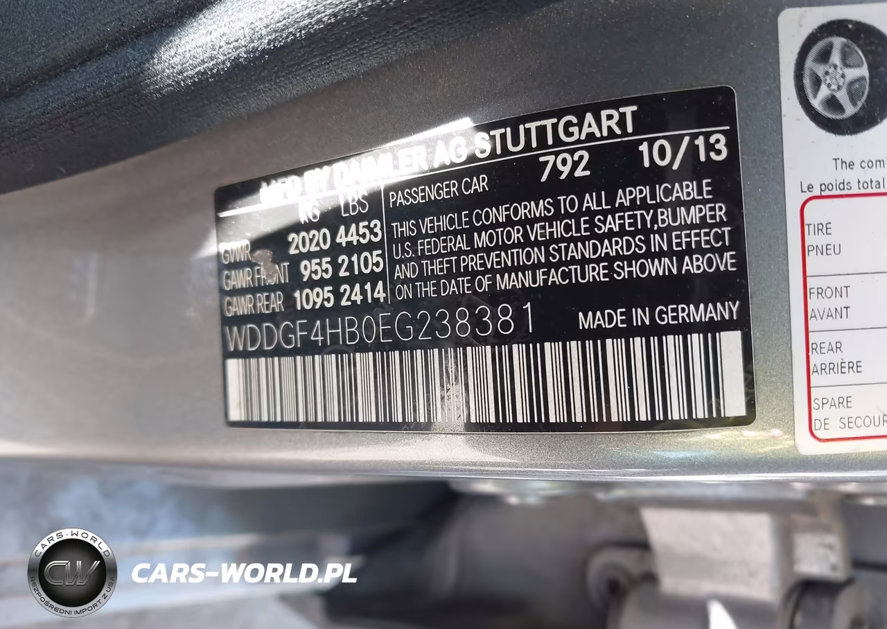 2014 Mercedes-Benz C 250 Sport VIN:WDDGF4HB0EG238381 - 9