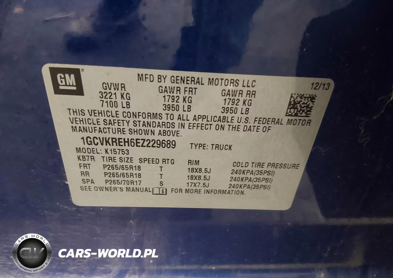 2014 Chevrolet Silverado 1500 1Lt VIN:1GCVKREH6EZ229689 - 9
