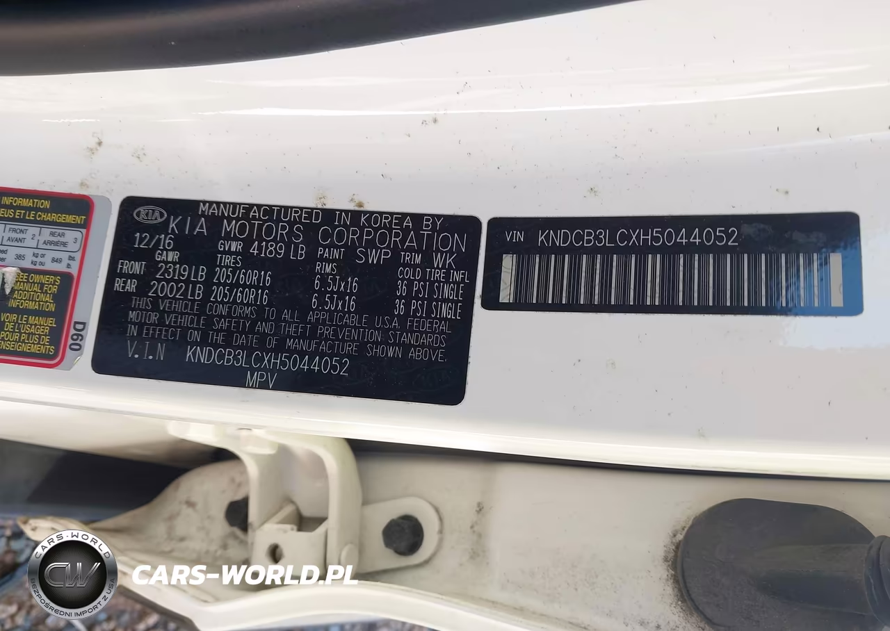 2017 Kia Niro Lx VIN:KNDCB3LCXH5044052 - 9