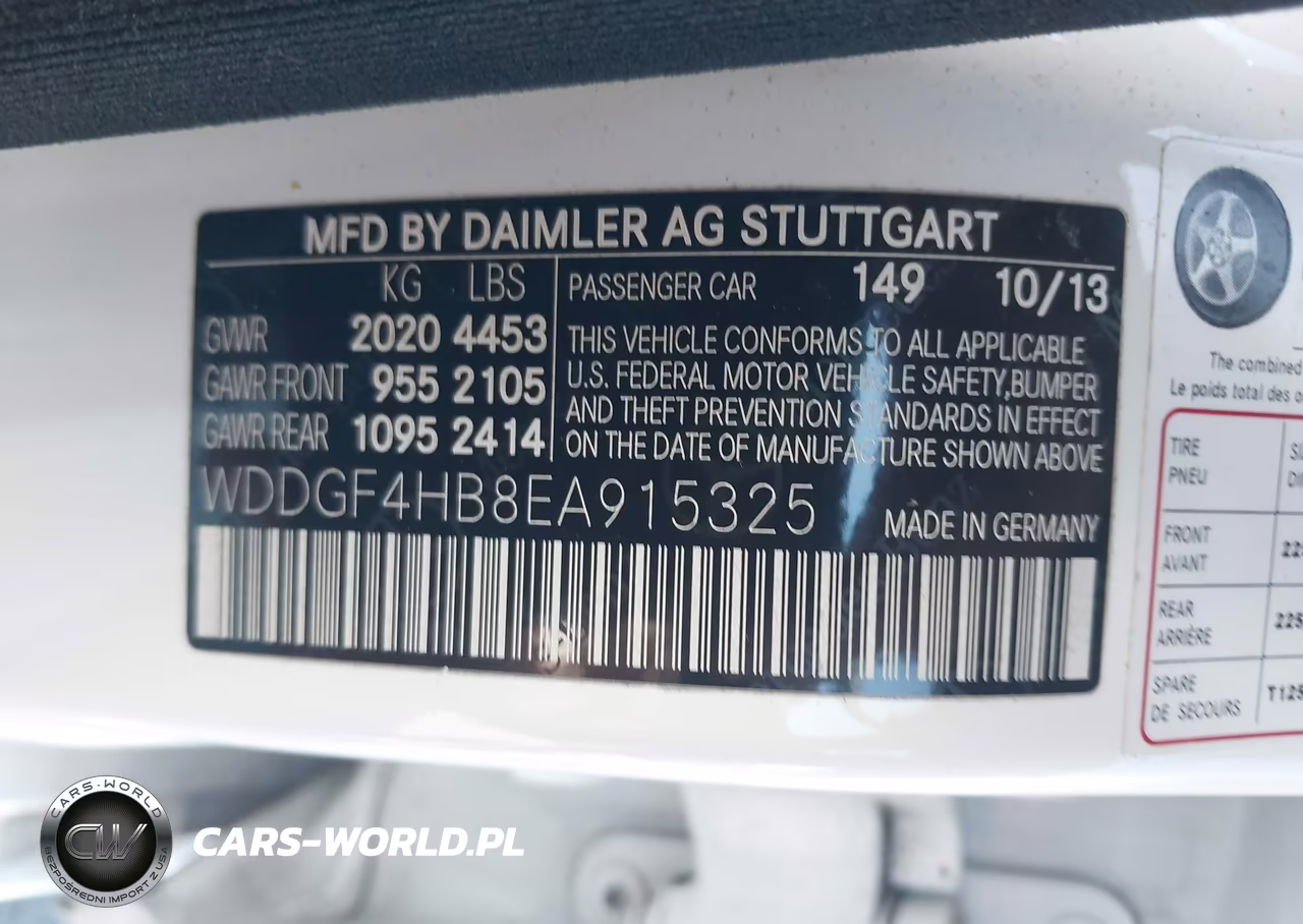2014 Mercedes-Benz C 250 Luxury VIN:WDDGF4HB8EA915325 - 9