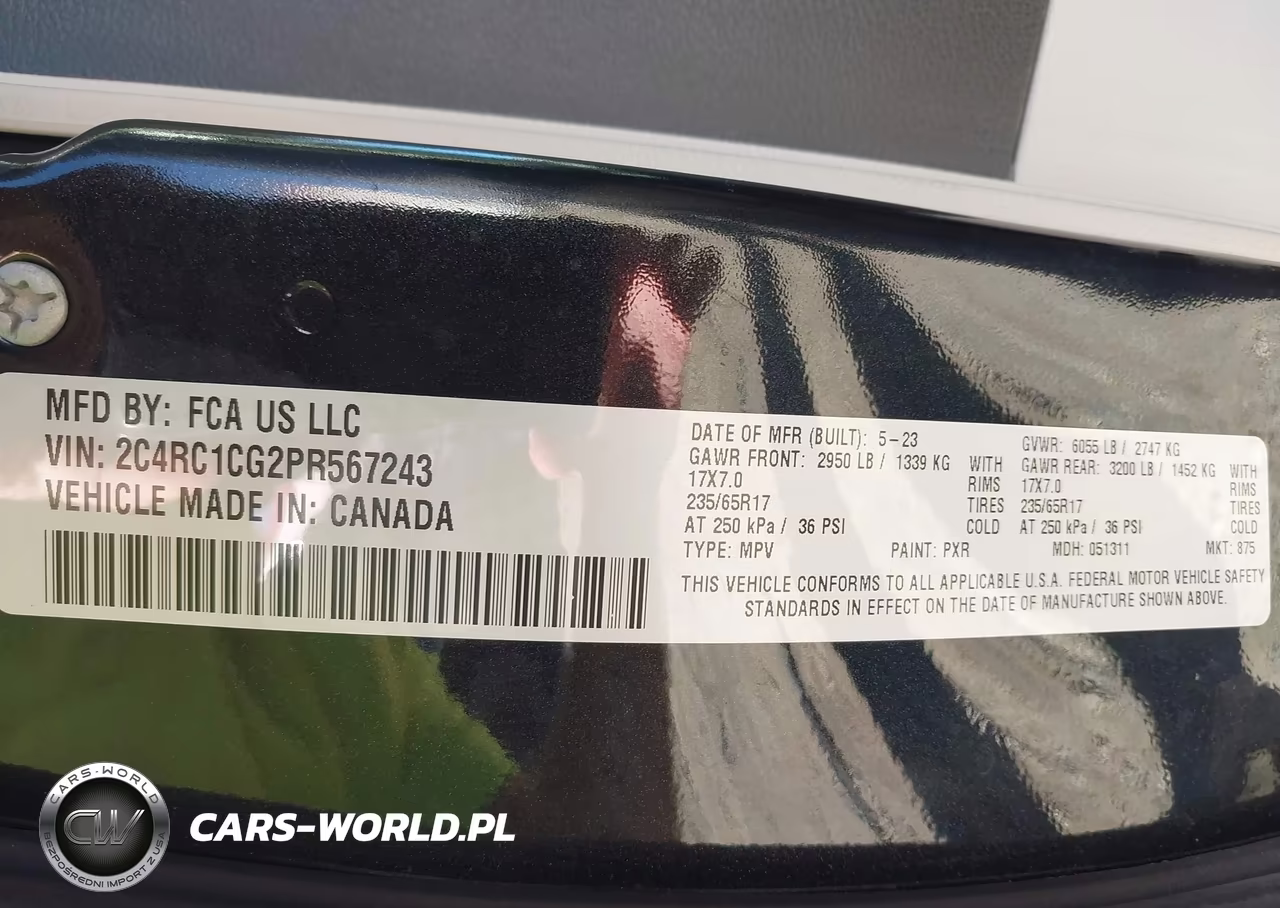 2023 Chrysler Voyager Lx VIN:2C4RC1CG2PR567243 - 9