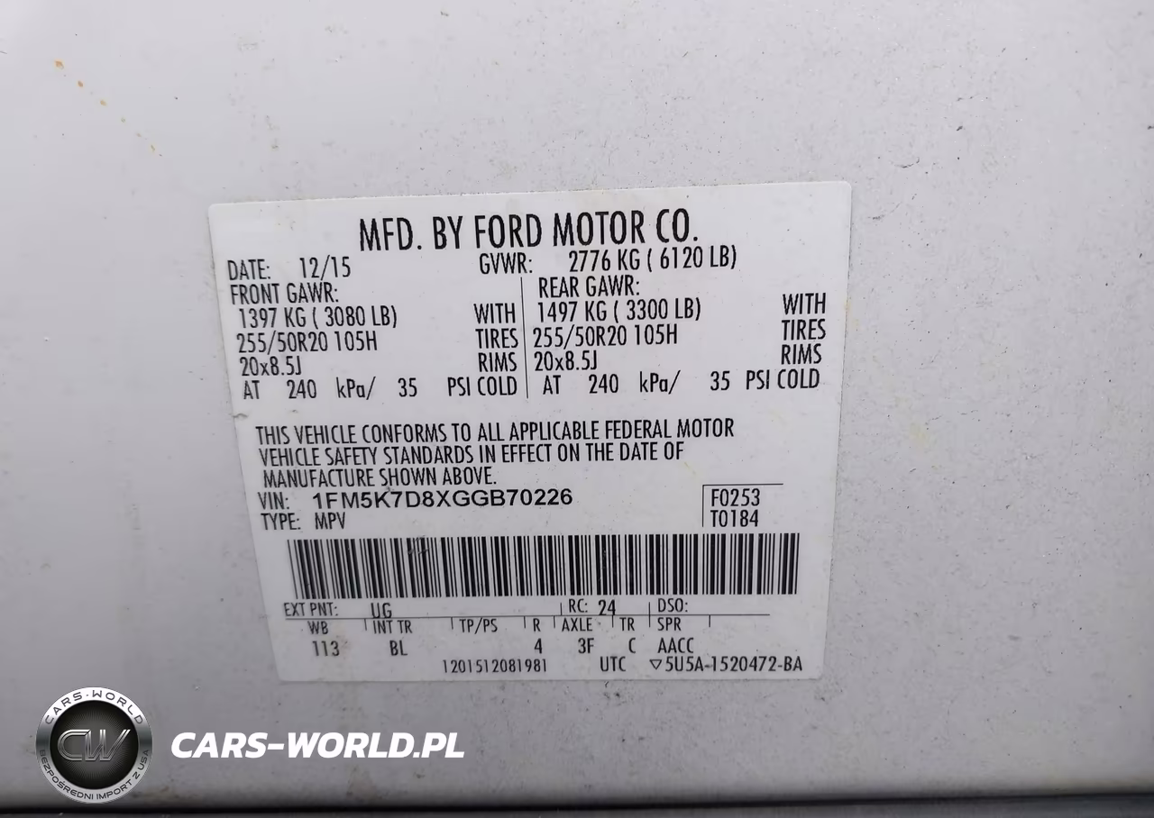 2016 Ford Explorer Xlt VIN:1FM5K7D8XGGB70226 - 9