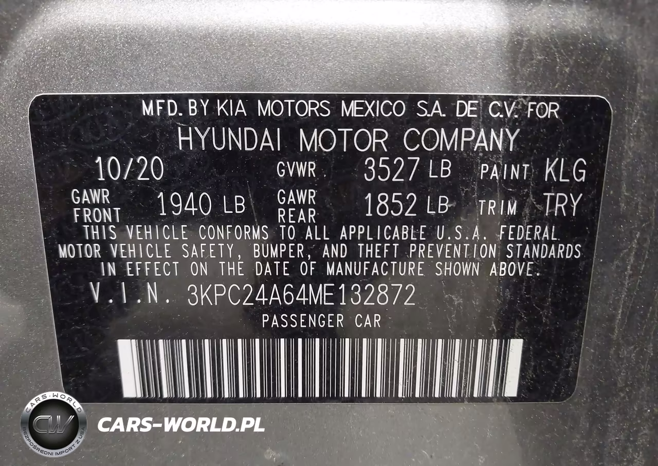 2021 Hyundai Accent Se VIN:3KPC24A64ME132872 - 9