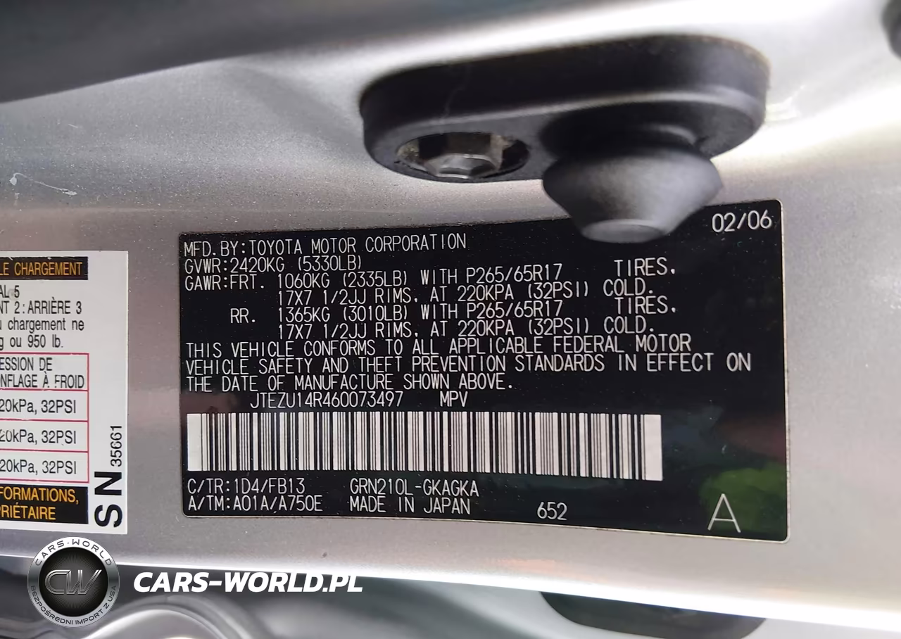 2006 Toyota 4Runner Sr5 Sport V6 VIN:JTEZU14R460073497 - 9