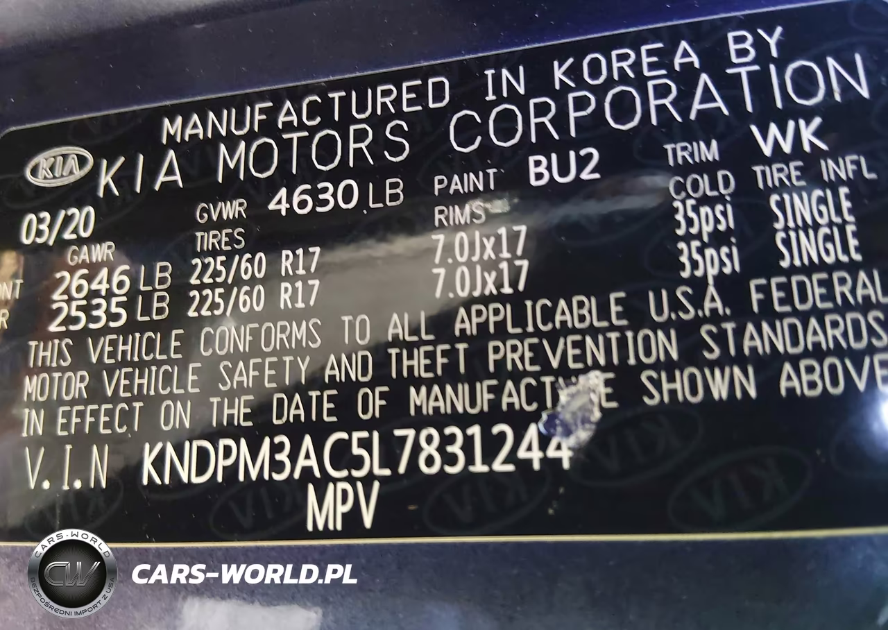 2020 Kia Sportage Lx VIN:KNDPM3AC5L7831244 - 9