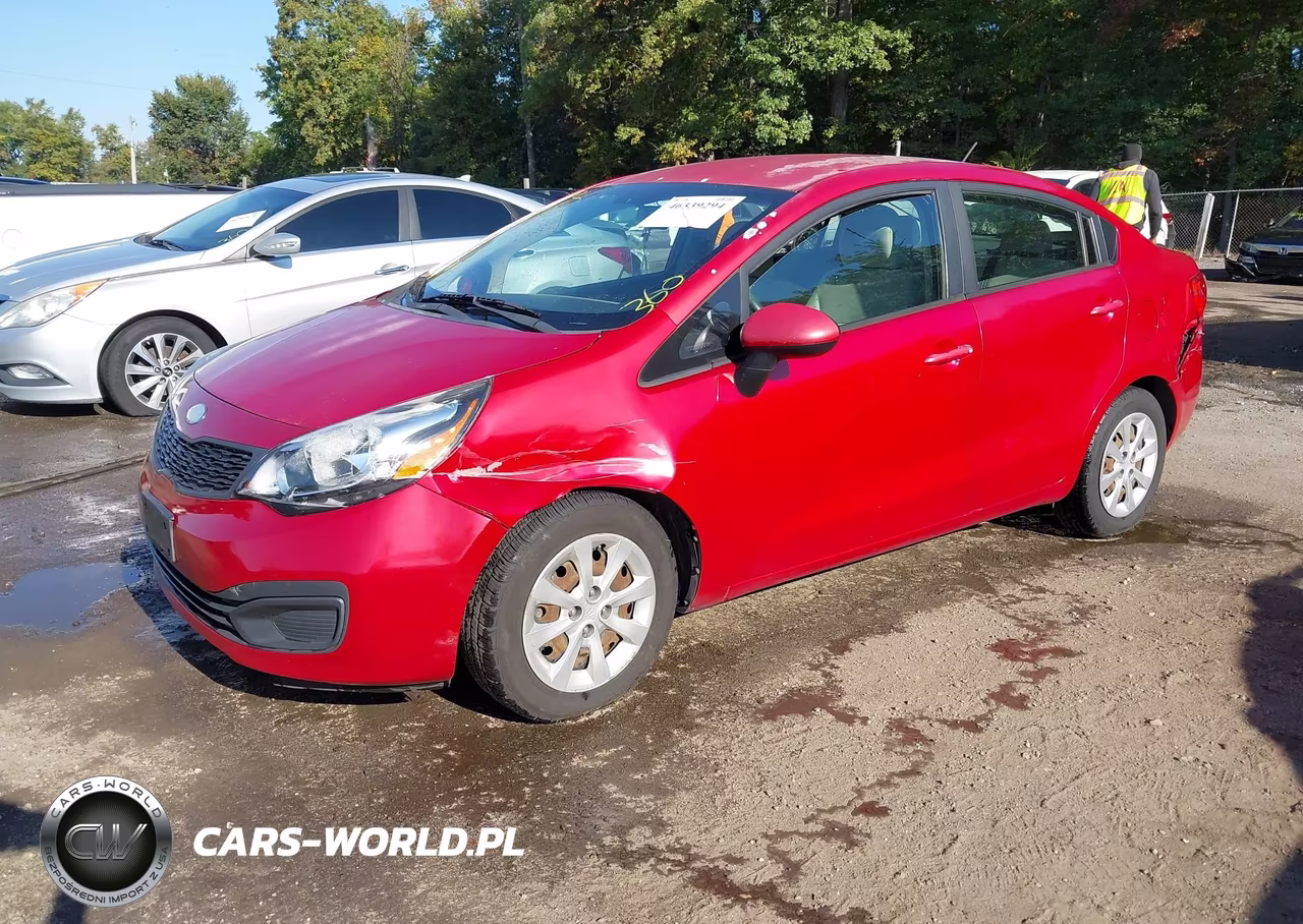 2013 Kia Rio Lx VIN:KNADM4A32D6183813 - 2