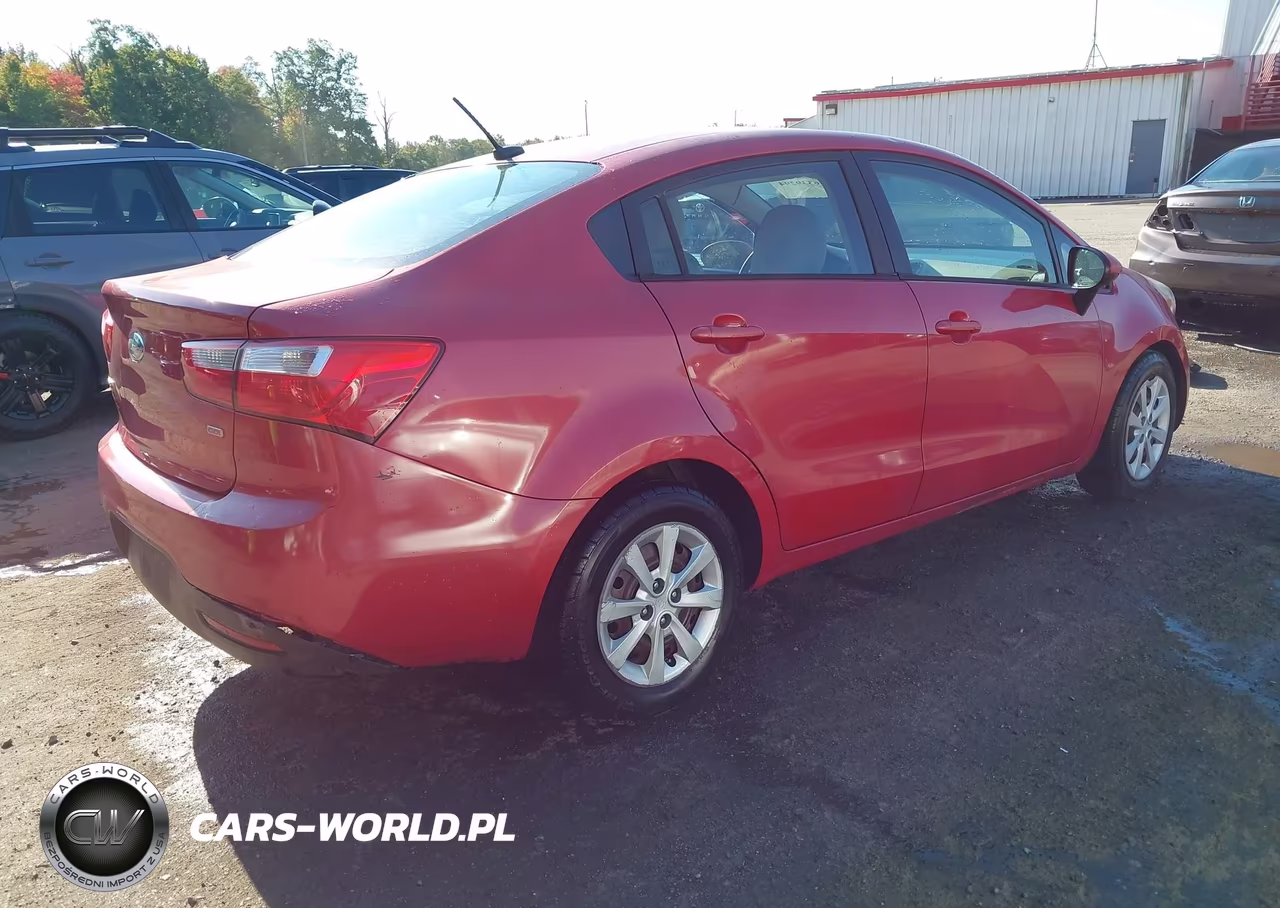 2013 Kia Rio Lx VIN:KNADM4A32D6183813 - 4