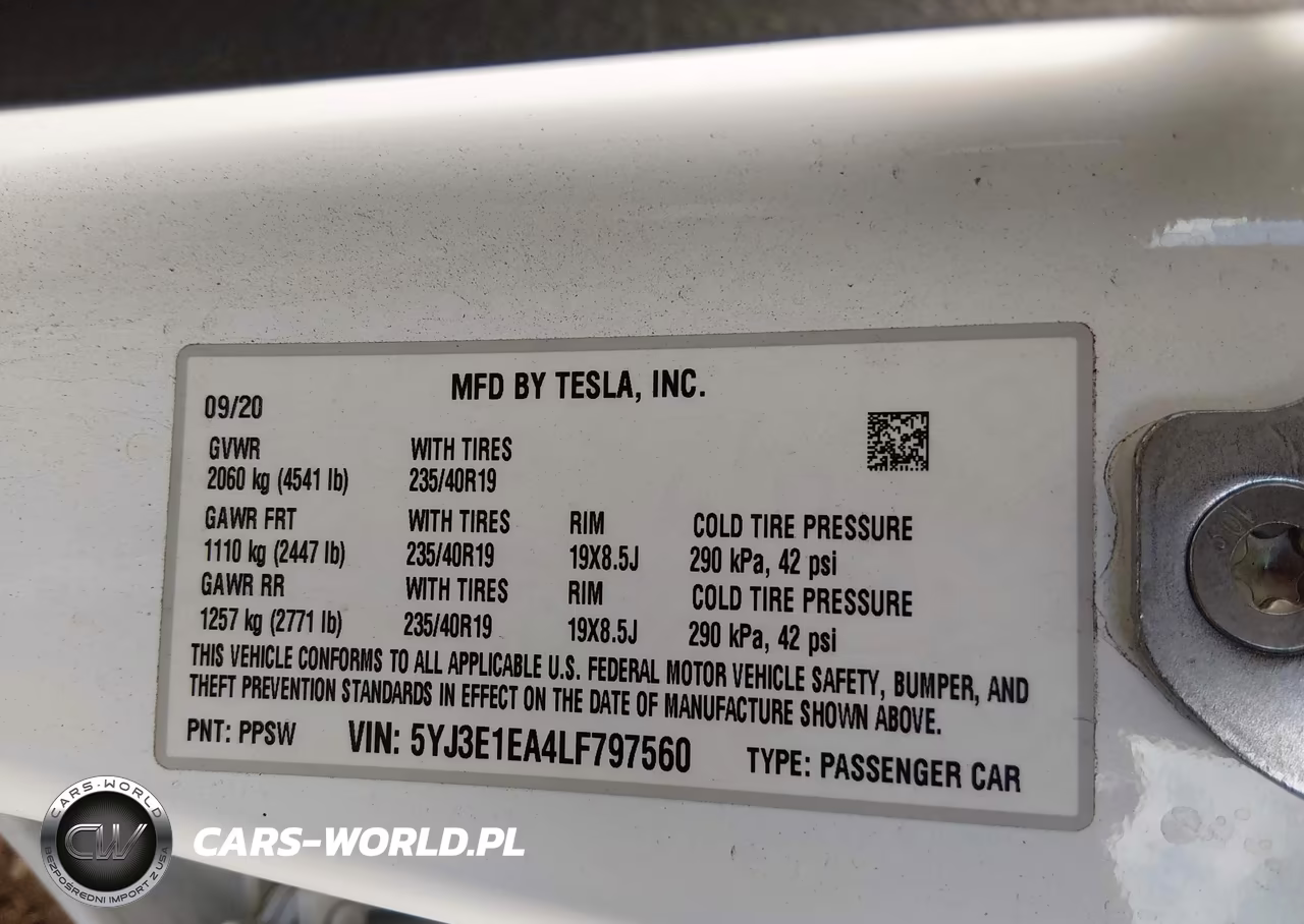 2020 Tesla Model 3 Standard Range Plus Rear-Wheel Drive-Standard Range Rear-Wheel Drive VIN:5YJ3E1EA4LF797560 - 9