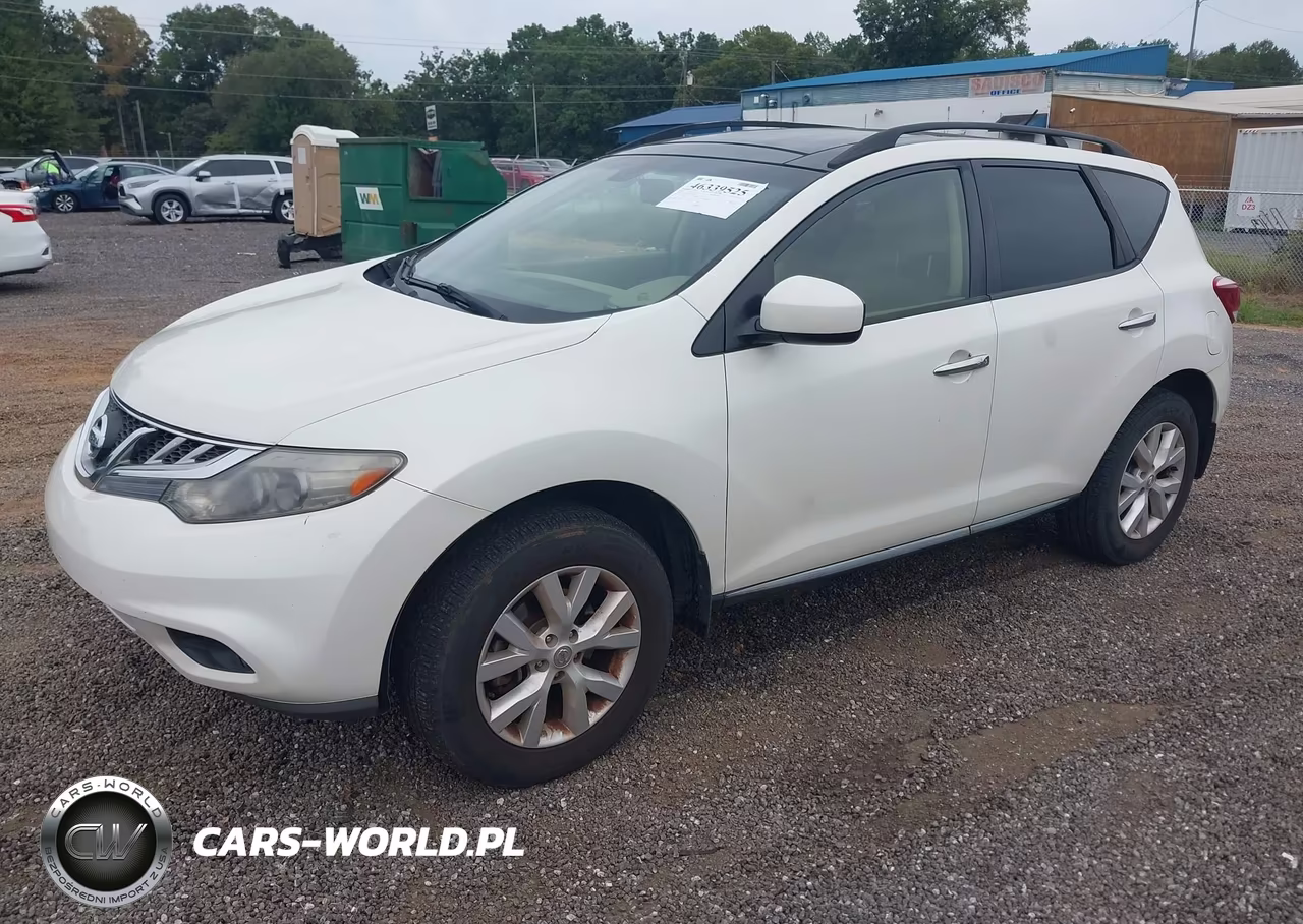 2013 Nissan Murano Sl VIN:JN8AZ1MU5DW201705 - 2