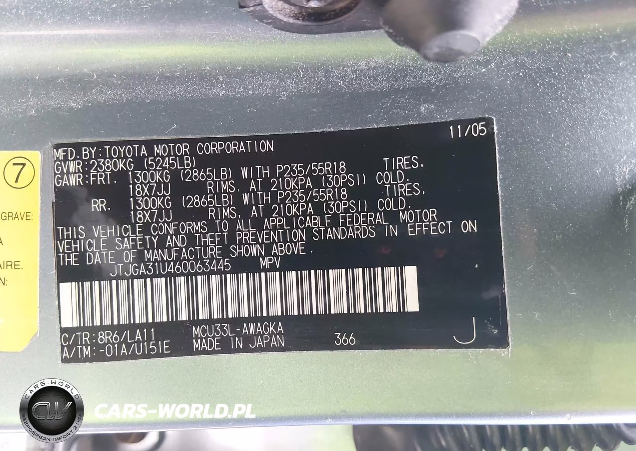 2006 Lexus Rx 330 VIN:JTJGA31U460063445 - 9