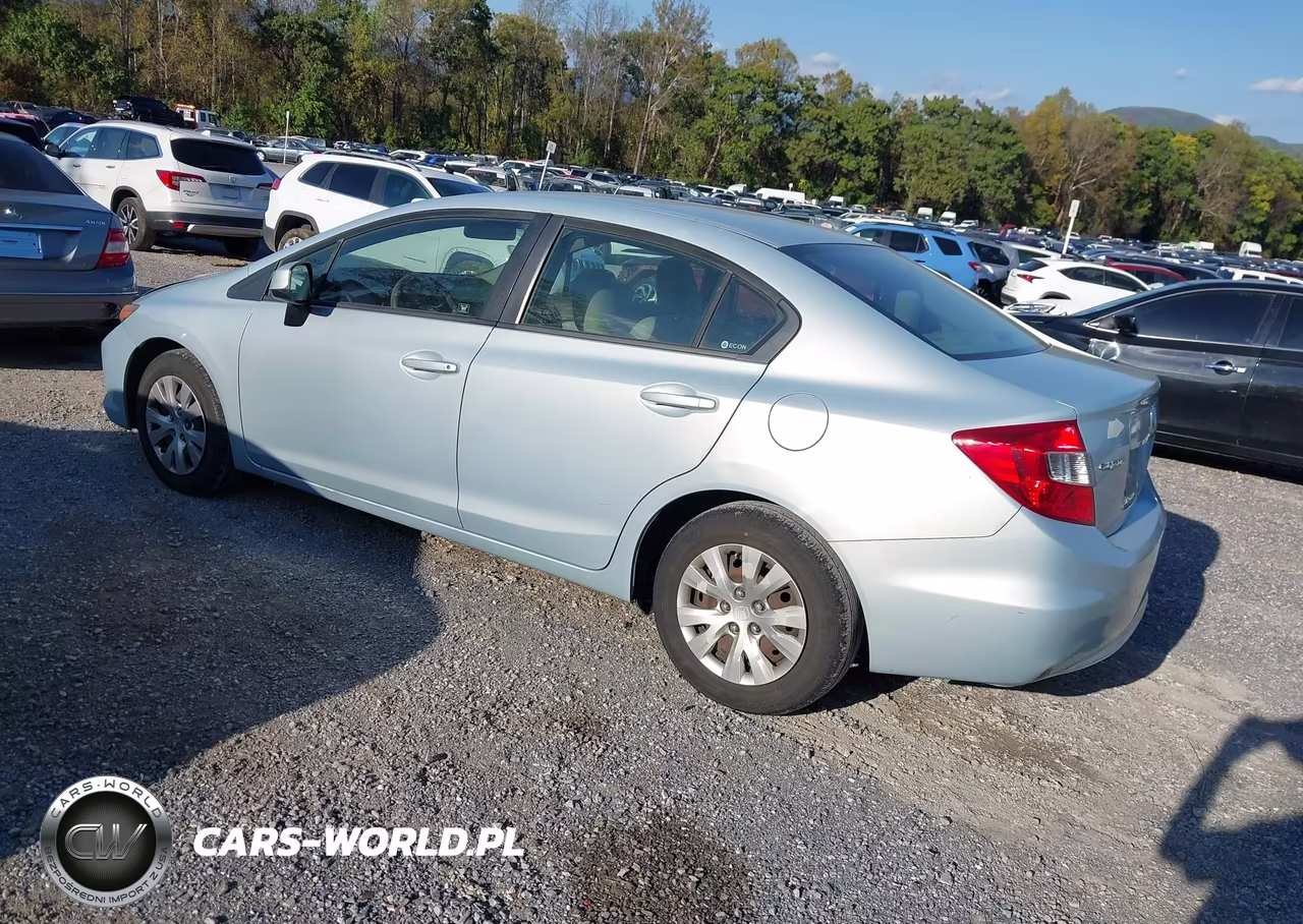 2012 Honda Civic Lx VIN:19XFB2F56CE082668 - 3