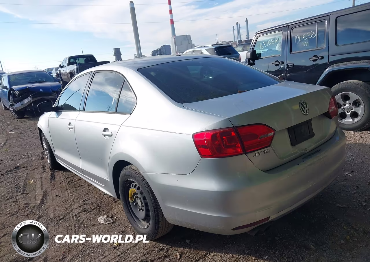 2012 Volkswagen Jetta 2.0L S VIN:3VW2K7AJ4CM356680 - 3