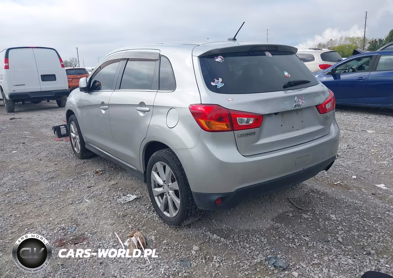 2014 Mitsubishi Outlander Sport Se VIN:4A4AP4AU4EE027875 - 3