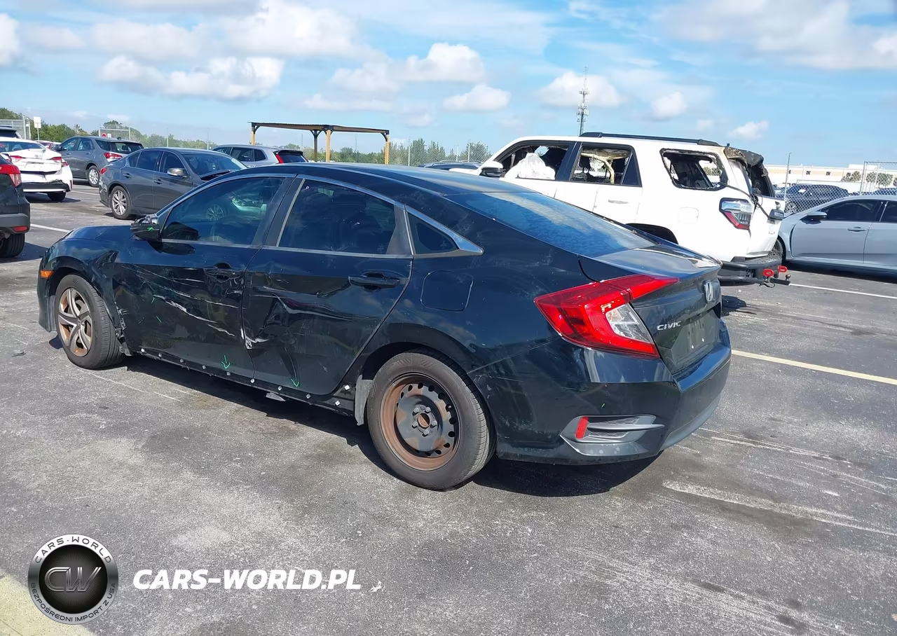 2018 Honda Civic Lx VIN:19XFC2E52JE001144 - 3