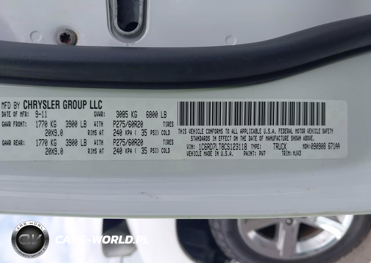 2012 Ram 1500 Slt VIN:1C6RD7LT8CS123118 - 9
