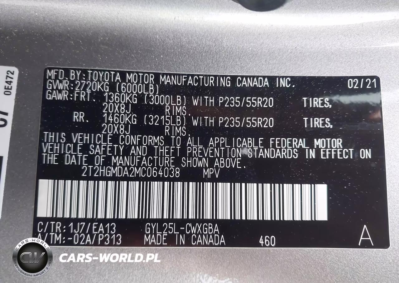 2021 Lexus Rx 450H VIN:2T2HGMDA2MC064038 - 9