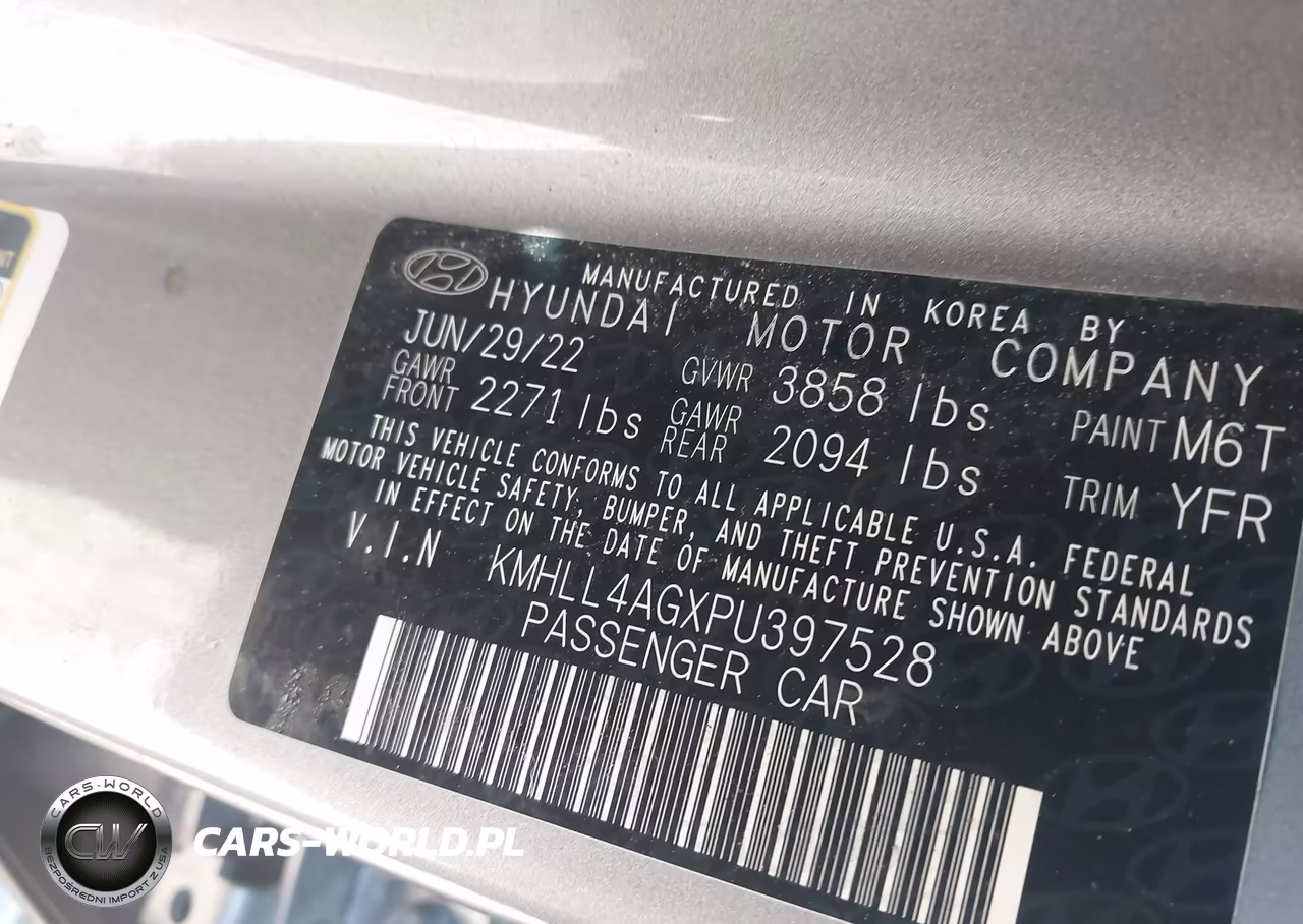 2023 Hyundai Elantra Se VIN:KMHLL4AGXPU397528 - 9