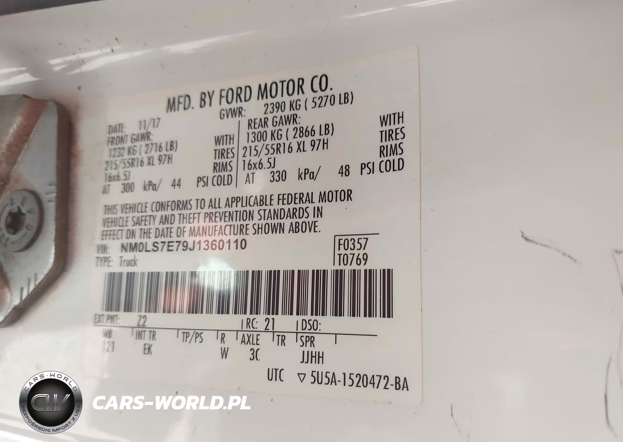 2018 Ford Transit Connect Xl VIN:NM0LS7E79J1360110 - 9