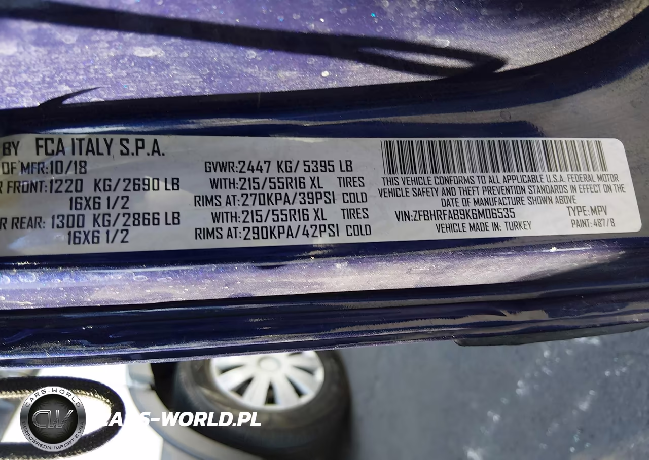 2019 Ram Promaster City Tradesman VIN:ZFBHRFAB9K6M06535 - 17