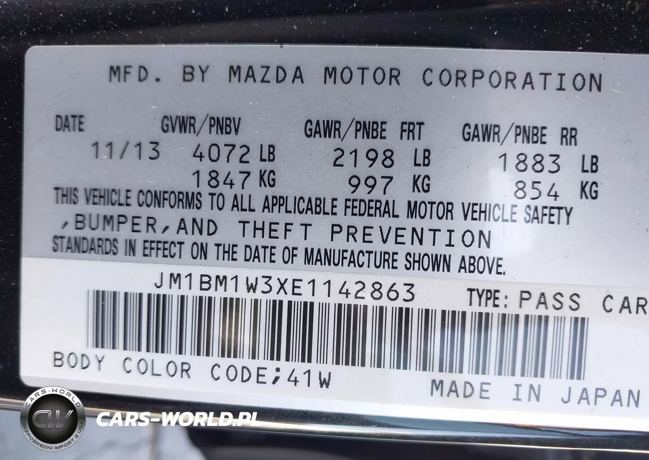 2014 Mazda Mazda3 S Grand Touring VIN:JM1BM1W3XE1142863 - 9