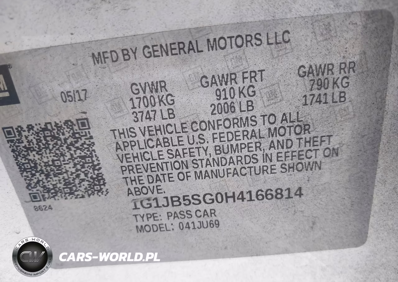 2017 Chevrolet Sonic Ls Auto VIN:1G1JB5SG0H4166814 - 9
