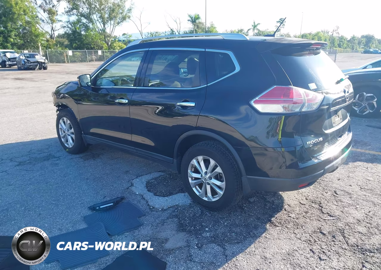 2015 Nissan Rogue Sv VIN:KNMAT2MT7FP560206 - 3