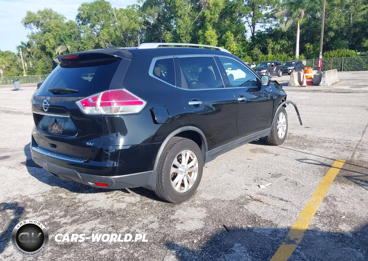 2015 Nissan Rogue Sv VIN:KNMAT2MT7FP560206 - 4