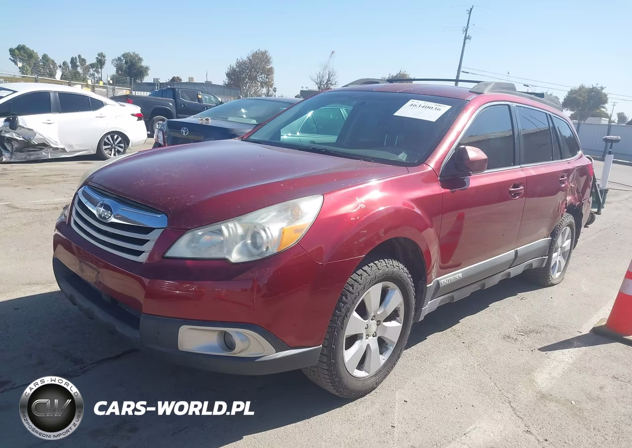 2012 Subaru Outback 2.5I VIN:4S4BRBAC7C1290007 - 2