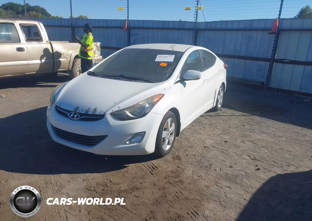 2013 Hyundai Elantra Gls VIN:5NPDH4AE5DH398391 - 2