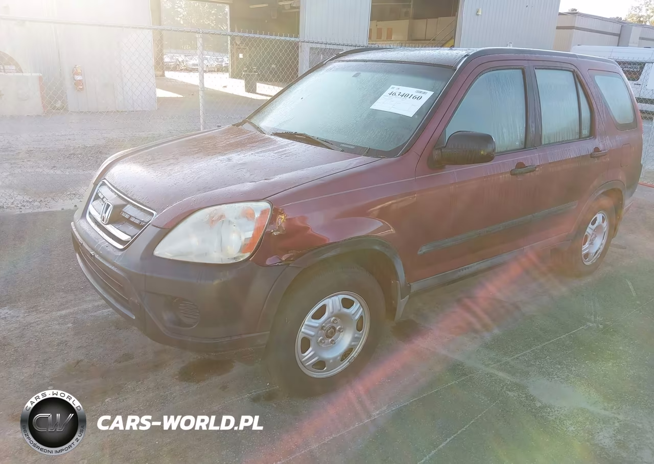 2006 Honda Cr-V Lx VIN:SHSRD68586U406593 - 2