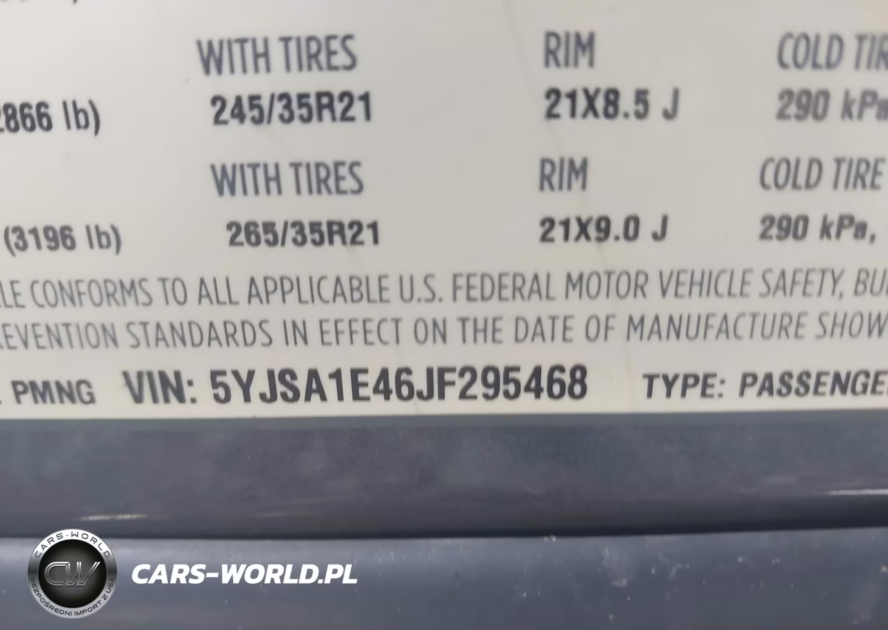 2018 Tesla Model S 100D-75D-P100D VIN:5YJSA1E46JF295468 - 9