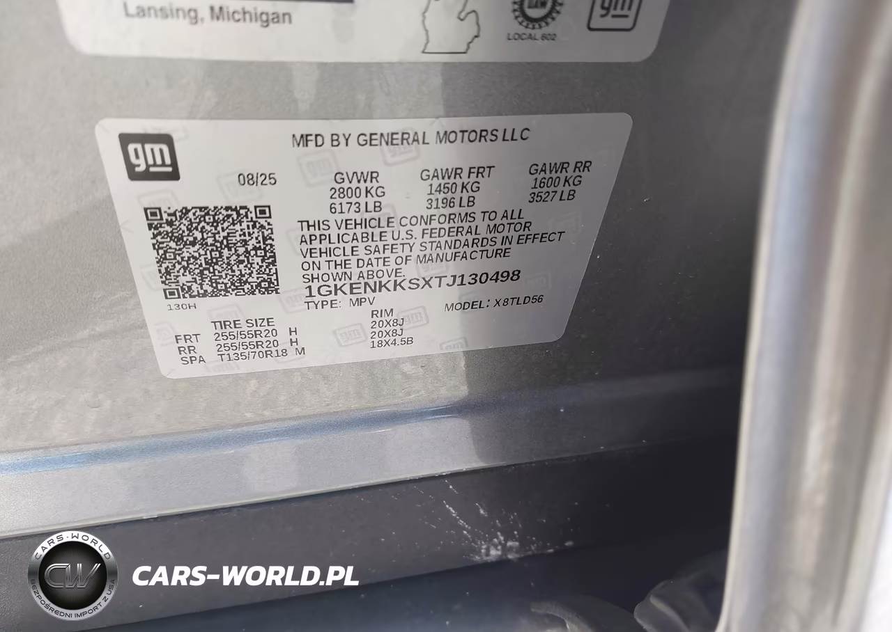 2026 GMC Acadia Elevation, Fwd VIN:1GKENKKSXTJ130498 - 9