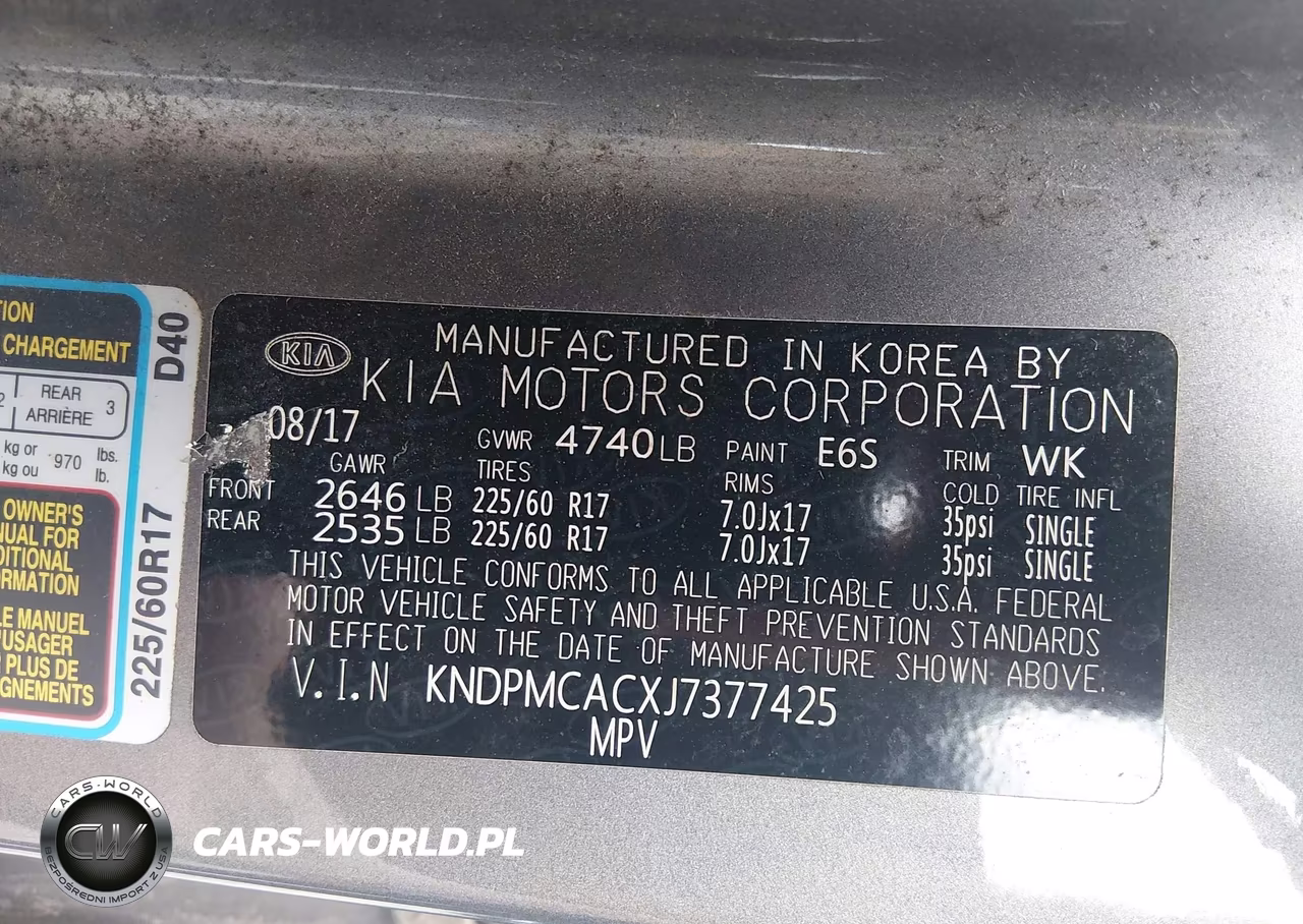 2018 Kia Sportage Lx VIN:KNDPMCACXJ7377425 - 9