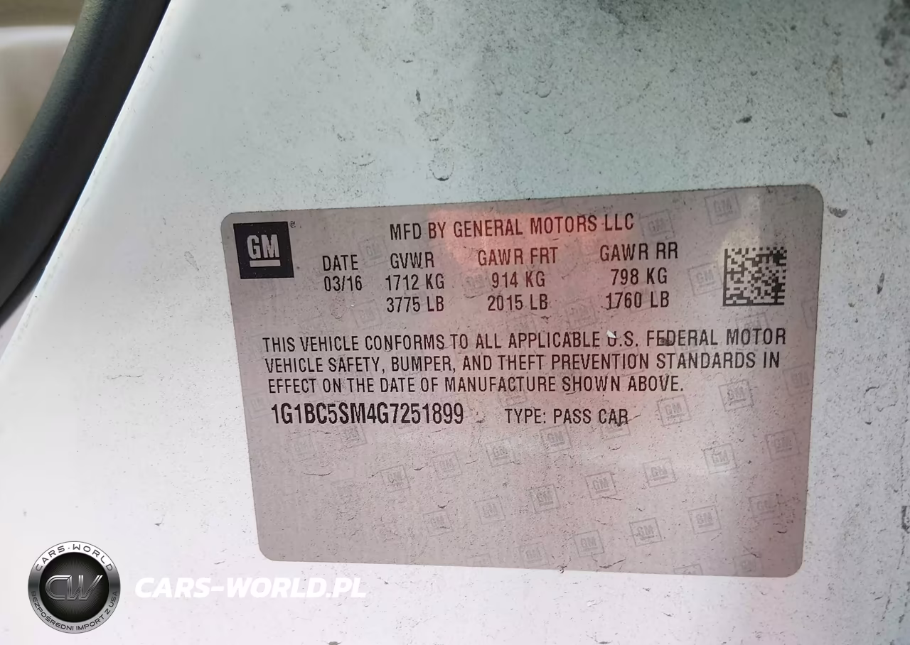 2016 Chevrolet Cruze Ls Auto VIN:1G1BC5SM4G7251899 - 12
