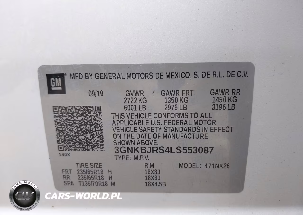2020 Chevrolet Blazer Awd 3Lt VIN:3GNKBJRS4LS553087 - 9