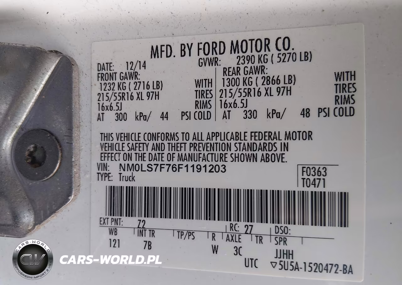 2015 Ford Transit Connect Xlt VIN:NM0LS7F76F1191203 - 9