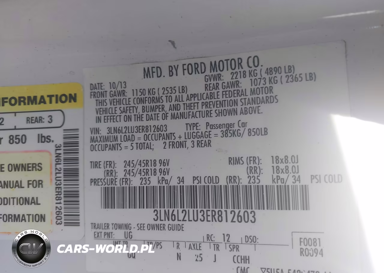 2014 Lincoln Mkz Hybrid VIN:3LN6L2LU3ER812603 - 9