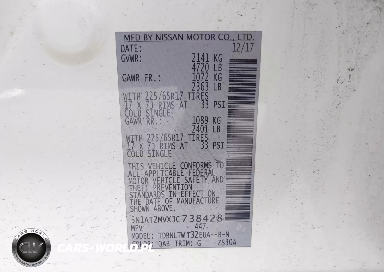 2018 Nissan Rogue Sv VIN:5N1AT2MVXJC738428 - 9