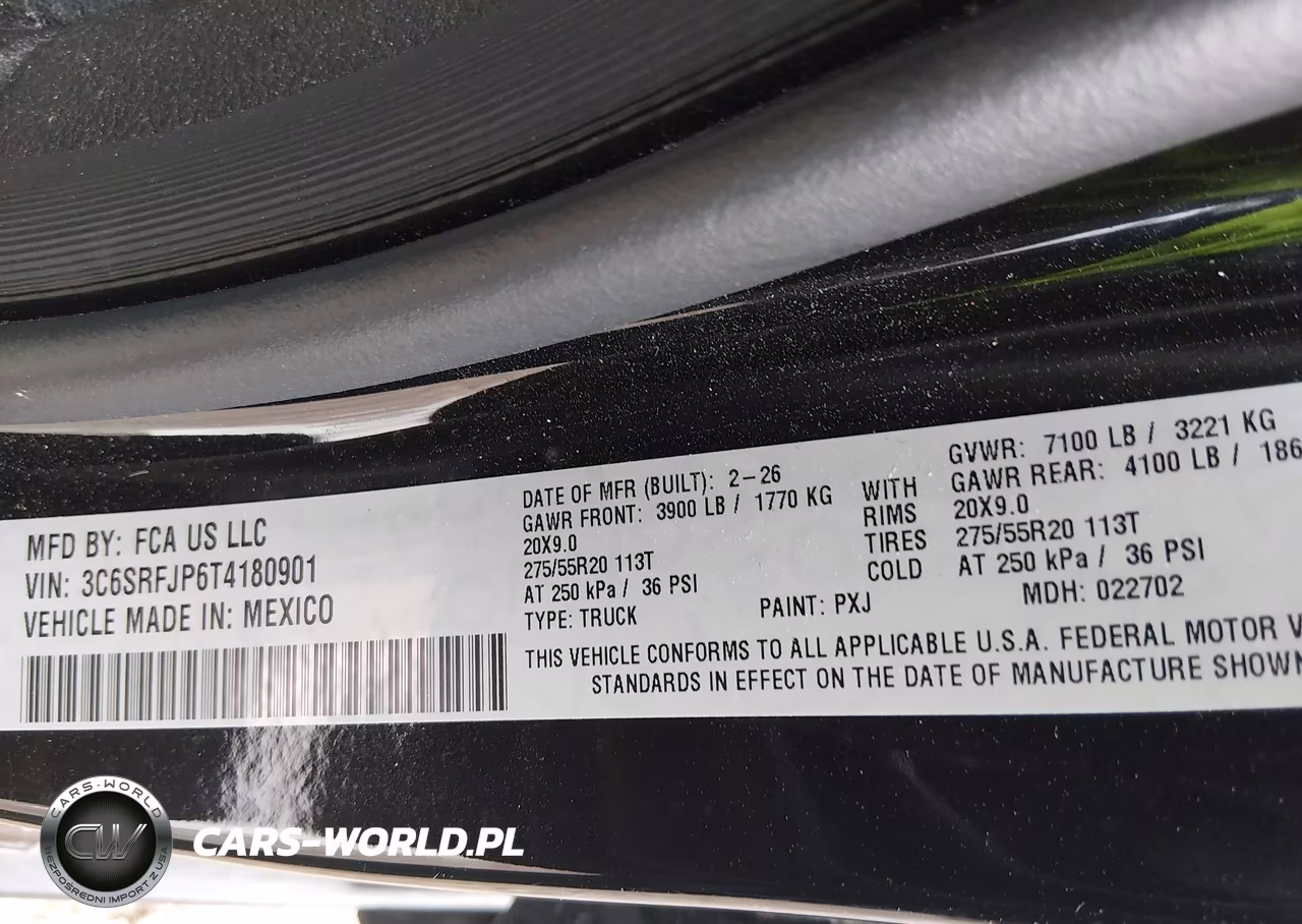 2026 Ram 1500 Laramie 4X4 5'7 Box VIN:3C6SRFJP6T4180901 - 9