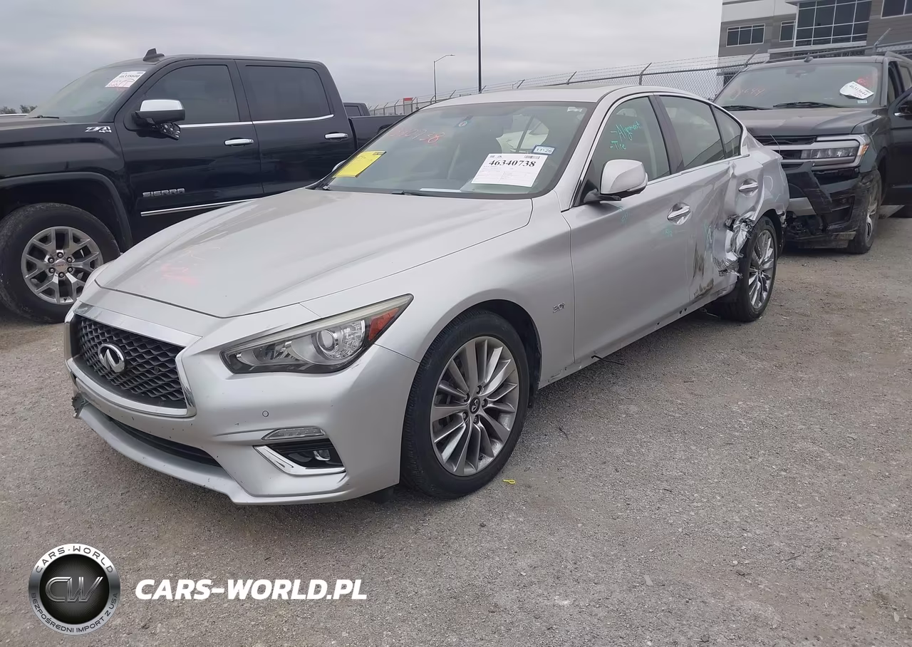2018 Infiniti Q50 3.0T Luxe VIN:JN1EV7AR2JM438903 - 2