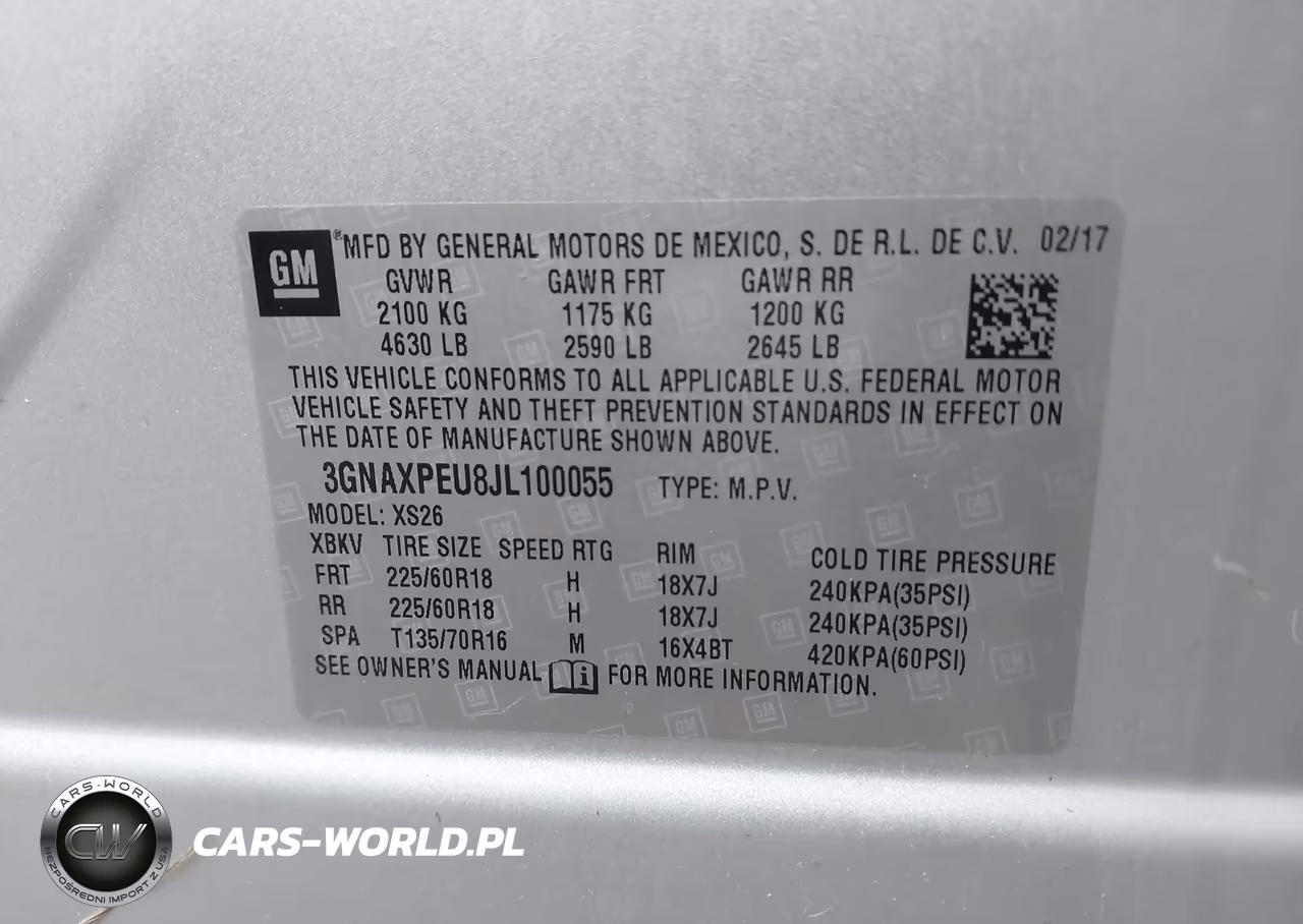 2018 Chevrolet Equinox Premier VIN:3GNAXPEU8JL100055 - 9