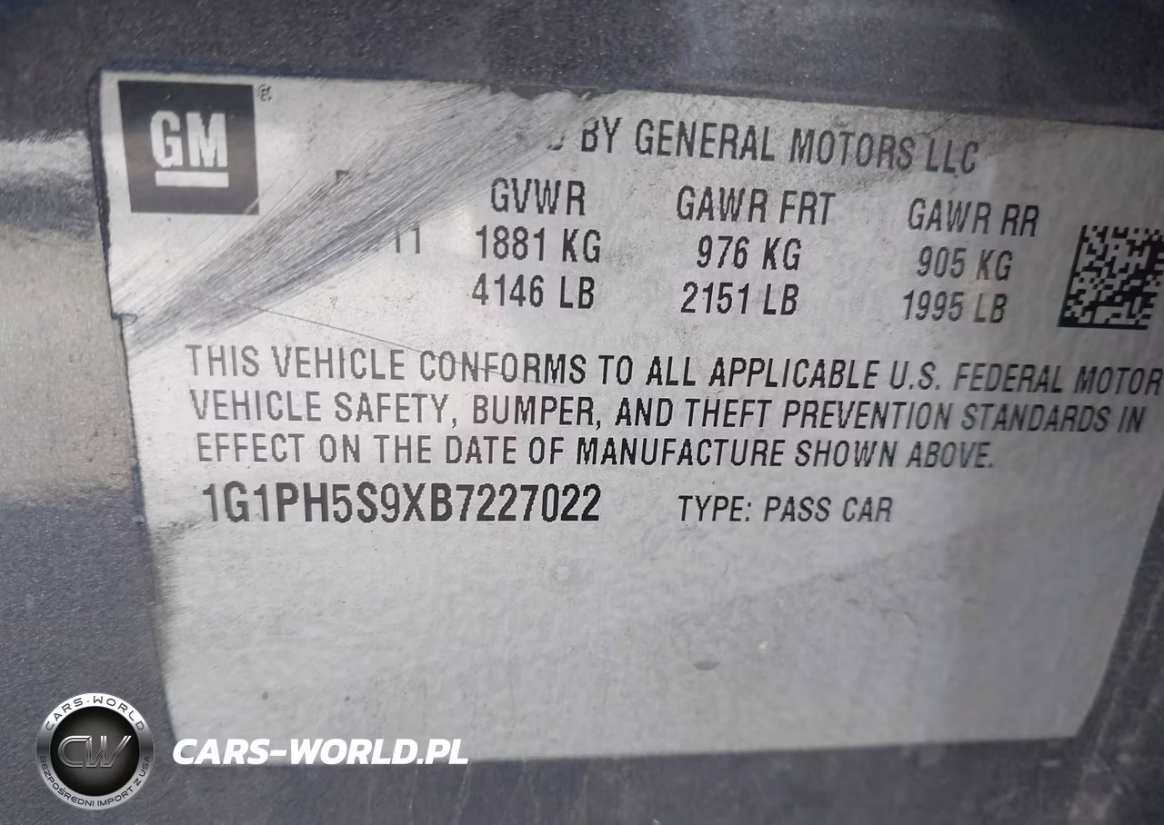 2011 Chevrolet Cruze Ltz VIN:1G1PH5S9XB7227022 - 9
