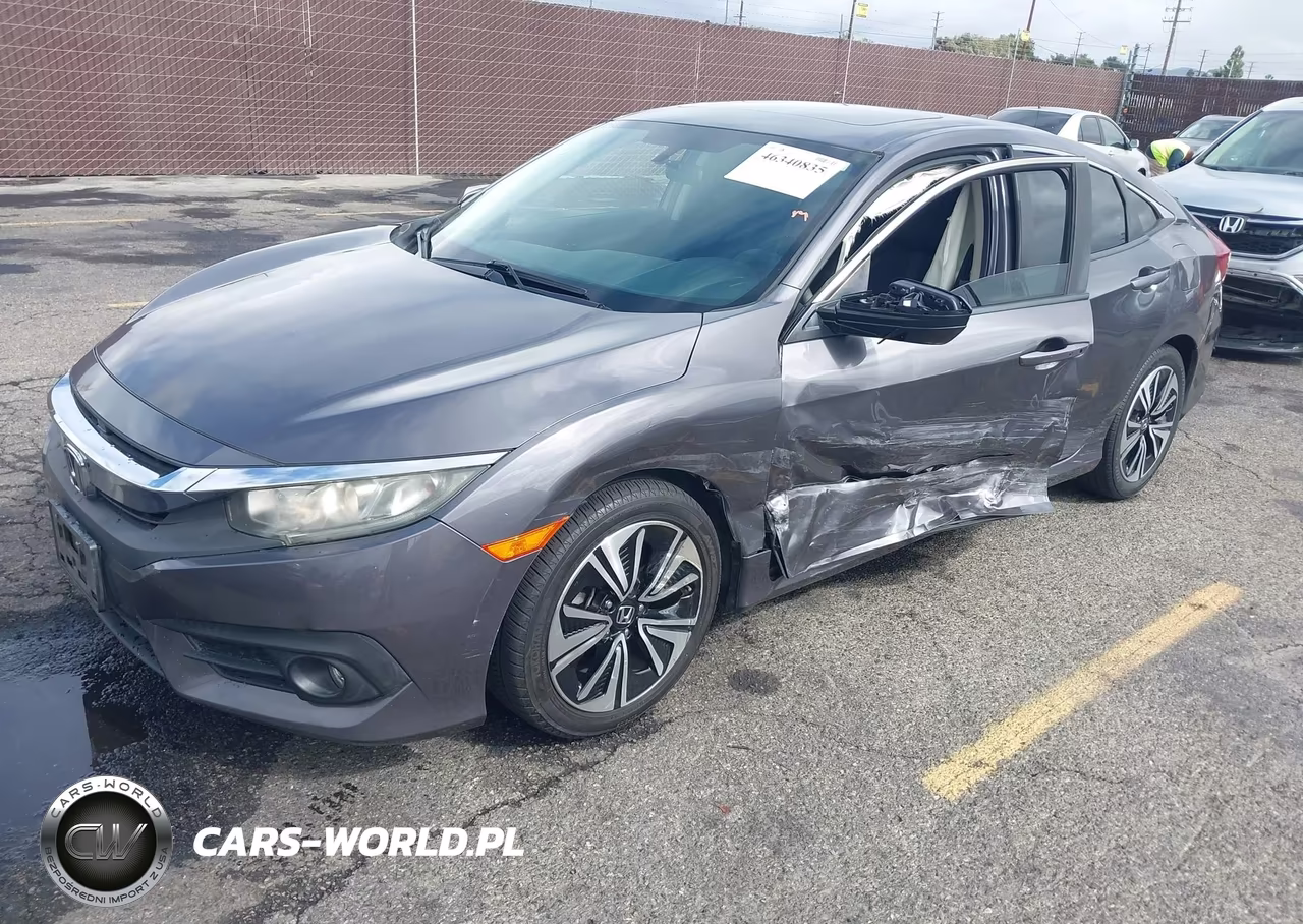 2017 Honda Civic Ex-T VIN:2HGFC1F34HH655392 - 2