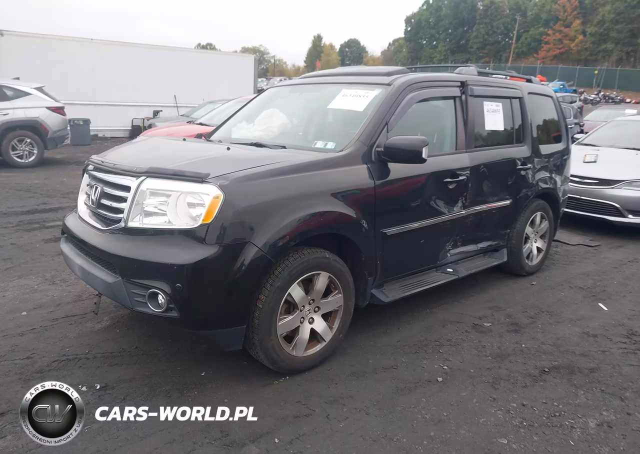 2014 Honda Pilot Touring VIN:5FNYF4H95EB037923 - 2