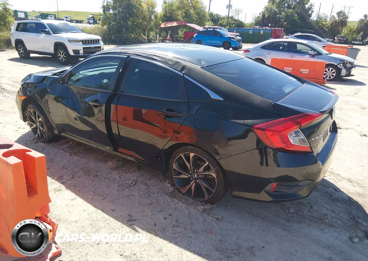 2020 Honda Civic Sport VIN:2HGFC2F80LH510893 - 3