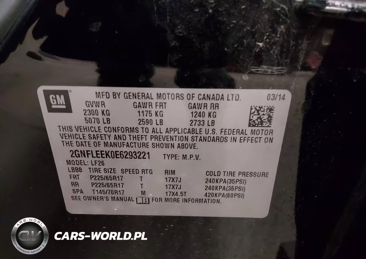 2014 Chevrolet Equinox Ls VIN:2GNFLEEK0E6293221 - 9